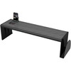 Deflecto Sustainable Office Heavy-Duty Desk Shelf - 6.8" Height x 25.6" Width x 7" DepthDesktop - Sturdy, Document Holder - 30% Recycled - Black - Pla