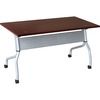 Lorell Flip Top Training Table - Rectangle Top - Four Leg Base - 4 Legs x 23.60" Table Top Width x 60" Table Top Depth - 29.50" Height x 59" Width x 2