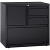 Lorell 30" Personal Storage Center Lateral File - 3-Drawer - 30" x 18.6" x 28" - 3 x Drawer(s) for File, Box - A4, Letter, Legal - Hanging Rail, Glide