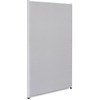 Lorell Gray Fabric Panels - 36.4" Width x 71" Height - Steel Frame - Gray - 1 Each