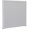 Lorell Gray Fabric Panels - 60.8" Width x 60" Height - Steel Frame - Gray - 1 Each
