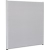 Lorell Gray Fabric Panels - 48.8" Width x 60" Height - Steel Frame - Gray - 1 Each