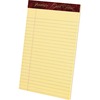 Ampad Gold Fibre Premium Jr. Legal Writing Pads - 50 Sheets - Watermark - Stapled/Glued - 0.28" Ruled - Ruled Margin - 16 lb Basis Weight - 5" x 8" - 