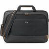 Solo Urban Carrying Case (Briefcase) for 11" to 17.3" Apple iPad Ultrabook - Black, Gold - Polyester Body - Handle, Shoulder Strap - 12" Height x 16.5