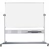 MasterVision Magnetic Dry Erase 2-sided Easel - 47.2" (3.9 ft) Width x 35.4" (3 ft) Height - Magnetic - Casters, Marker Tray - Assembly Required - 1 E