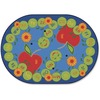 Carpets for Kids ABC Caterpillar Oval Seating Rug - 113" Length x 81" Width - Oval