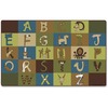 Carpets for Kids A-Z Animals Nature 12' Area Rug - Area Rug - 12 ft Length x 90" Width - Rectangle - A to Z Animals - Nature