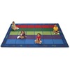 Carpets for Kids Colorful Places Seating Rug - 12 ft Length x 7.60" Width - Rectangle