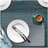 Hometex&reg; Anti-Microbial Vinyl Rectangular Place Mat - 17" x 22" - Fresh Mist Rectangular Anti-Microbial PVC Table Mat - 22" L x 17" W x 0.04" D