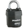 Master Lock Pro Series Rekeyable Padlock - Keyed Different - 0.31" Shackle Diameter - Cut Resistant, Pry Resistant, Weather Resistant - Steel - Black 