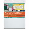 Pacon Heavy-duty Anchor Chart Paper - 25 Sheets - Plain - Unruled - 27" x 34" - White Paper - Heavy Duty, Resist Bleed-through, Recyclable, Built-in C