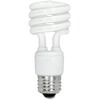 Satco 13-watt Fluorescent T2 Spiral CFL Bulb - 13 W - 60 W Incandescent Equivalent Wattage - 120 V AC - 900 lm - Spiral - T2 Size - White Light Color 