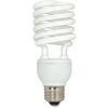 Satco 23-watt T2 Spiral CFL Bulb - 23 W - 100 W Incandescent Equivalent Wattage - 120 V AC - 1600 lm - Spiral - T2 Size - White Light Color - E26 Base