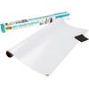 Post-it&reg; Self-Stick Dry-Erase Film Surface - White Surface - 36" (3 ft) Width x 48" (4 ft) Length - White Film - Rectangle - Flexible, Stain Resis