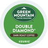 Green Mountain Coffee Roasters&reg; K-Cup Double Diamond Coffee - Compatible with Keurig Brewer - Dark - 4 / Carton