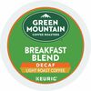 Green Mountain Coffee Roasters&reg; K-Cup Breakfast Blend Decaf Coffee - Compatible with Keurig Brewer - Light - 4 / Carton