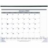 Blueline Net Zero Carbon Desk Pad - Julian Dates - Monthly - 12 Month - January - December - 1 Month Single Page Layout - 22" x 17" White Sheet - Twin