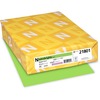 Astrobrights Color Paper - Lime Green - Letter - 8 1/2" x 11" - 24 lb Basis Weight - Smooth - 500 / Ream - Green Seal - Heavyweight, Acid-free, Lignin