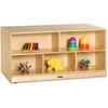 Jonti-Craft Rainbow Accents Toddler Double-sided Storage Shelf - 24.5" Height x 48" Width x 28.5" Depth - Durable, Yellowing Resistant, Rounded Corner