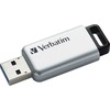 Verbatim Store 'n' Go Secure Pro USB 3.0 Drive - 16 GB - USB 3.0 - 100 MB/s Read Speed - 20 MB/s Write Speed - 256-bit AES - Lifetime Warranty - 1 Eac