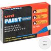 uni&reg; uni-Paint PX-20 Oil-Based Marker - Medium Marker Point - White Oil Based Ink - White Barrel - 1 Dozen