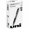 uniball&trade; 207 Impact RT Gel Pens - Bold Pen Point - 1 mm Pen Point Size - Refillable - Retractable - Black Gel-based Ink - Metallic Barrel - 1 Do