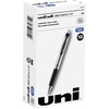 uniball&trade; 207 Impact RT Gel Pens - Bold Pen Point - 1 mm Pen Point Size - Refillable - Retractable - Blue Gel-based Ink - Metallic Barrel - 1 Doz