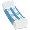 PAP-R Currency Straps - 1.25" Width - Total $100 in $1 Denomination - Self-sealing, Self-adhesive, Durable - 20 lb Basis Weight - Kraft - White, Blue