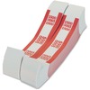 PAP-R Currency Straps - 1.25" Width - Total $500 in $5 Denomination - Self-sealing, Self-adhesive, Durable - 20 lb Basis Weight - Kraft - White, Red -