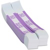PAP-R Currency Straps - 1.25" Width - Total $2,000 in $20 Denomination - Self-sealing, Self-adhesive, Durable - 20 lb Basis Weight - Kraft - White, Vi