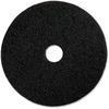 Genuine Joe Black Floor Stripping Pad - 20" Diameter - 5/Carton x 20" Diameter x 1" Thickness - Stripping, Floor - 175 rpm to 350 rpm Speed Supported 