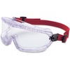 NORTH Uvexx V-Maxx Antifog Clear Goggle - Clear Lens - Clear Frame - Anti-fog, Elastic Headband, Wraparound Lens, Comfortable, Adjustable Strap, Scrat
