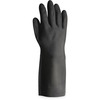 ProGuard Long-sleeve Lined Neoprene Gloves - Large Size - Unisex - Black - Extra Heavyweight, Flock-lined, Embossed Grip, Chemical Resistant, Tear Res