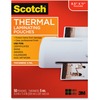 Scotch Thermal Laminating Pouches - Laminating Pouch/Sheet Size: 8.90" Width x 11.40" Length x 5 mil Thickness - Glossy - for Photo, Document, Schedul