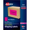 Avery&reg; Neon Shipping Labels, 5-1/2" x 8-1/2" , 200 Labels (5948) - 5 1/2" Width x 8 1/2" Length - Permanent Adhesive - Rectangle - Laser - Neon Ma