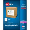 Avery&reg; Shipping Address Labels, 250 Labels, Full Sheet Labels, Permanent (95920) - 8 1/2" Width x 11" Length - Permanent Adhesive - Rectangle - La