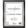 Golite nu-dell All-purpose E-Z Mount Frames - 8.50" x 11" Frame Size - Rectangle - Horizontal, Vertical - Break Resistant - 1 Each - Plastic - Black, 