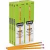 Dixon Nontoxic Chalk Sticks - #2 Lead - Black Lead - Yellow Wood Barrel - 72 / Pack