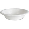 Dixie Basic&reg; Lightweight Disposable Paper Bowls by GP Pro - 125 / Pack - Microwave Safe - White - Paper Body - 8 / Carton