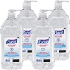 PURELL&reg; Advanced Hand Sanitizer Gel - 67.6 fl oz (2 L) - Pump Bottle Dispenser - Kill Germs - Hand - Clear - Anti-irritant - 4 / Carton