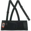 Ergodyne ProFlex Economy Elastic Back Support - 25" - 30" Waist Size - Strap Mount - Black