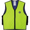 Ergodyne Chill-Its Evaporative Cooling Vest - Medium Size - Polymer, Nylon - Lime - Comfortable, High Visibility, Ventilation, Stretchable, Water Repe