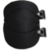 Ergodyne ProFlex Wide Soft Cap Knee Pad - Black - Buckle Closure, Durable, Abrasion Resistant, Light Duty - 2 / Pair