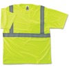 GloWear Class 2 Reflective Lime T-Shirt - Small Size