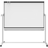 Quartet Magnetic Mobile Presentation Easel - 48" (4 ft) Width x 36" (3 ft) Height - White Painted Steel Surface - Graphite Frame - Magnetic - Assembly