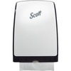 Scott Slimfold Towel Dispenser - Multifold Dispenser - 225 x Towel - 13.7" Height x 9.8" Width x 2.9" Depth - White - Compact, Easy-to-load - 1 Each