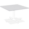 Lorell Hospitality Collection Tabletop - Square Top - 36" Table Top Length x 36" Table Top Width x 1" Table Top Thickness - Assembly Required - High P