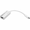 Tripp Lite by Eaton USB-C to Gigabit Network Adapter, Thunderbolt 3 Compatibility - White - USB 3.1 - 1 Port(s) - 1 - Twisted Pair