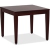 Lorell Solid Wood Corner Table - Square Top - Four Leg Base - 4 Legs - 23.60" Table Top Length x 23.60" Table Top Width - 20" Height x 23.63" Width x 