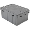 Akro-Mils Attached Lid Storage Container - Internal Dimensions: 8.63" Height - External Dimensions: 21.5" Length x 15" Width x 9" Height - 35 lb - 8 g